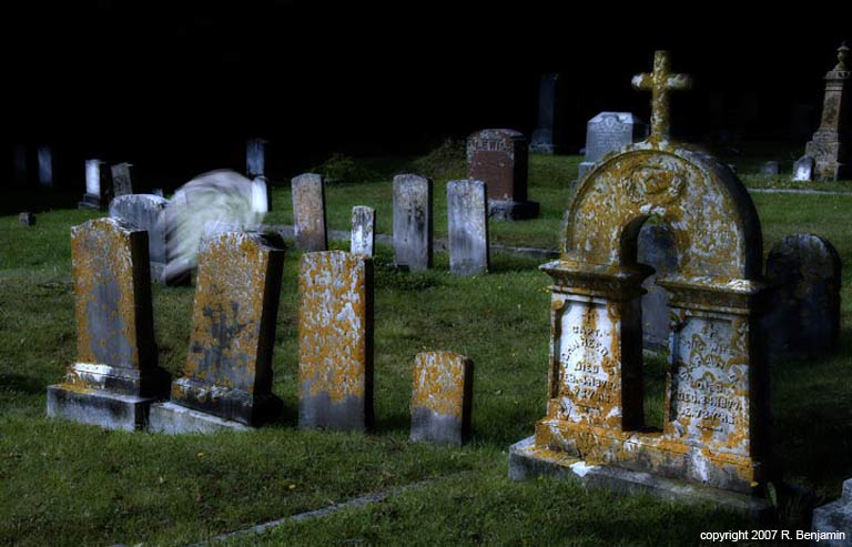 Ghosts In The Cemetery One